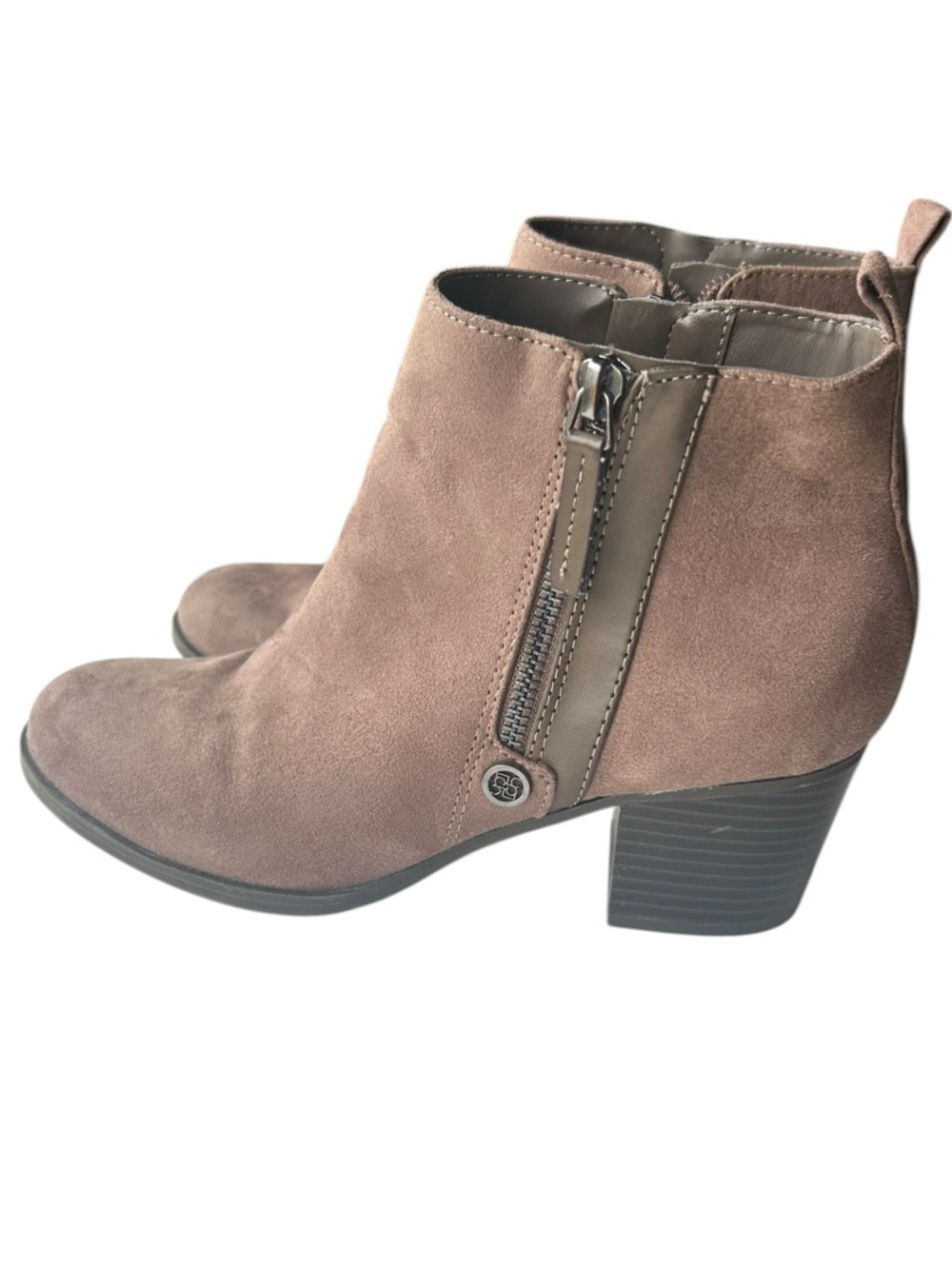 Liz Claiborne Refined Comfort Suede Ankle Booties Size 7.5